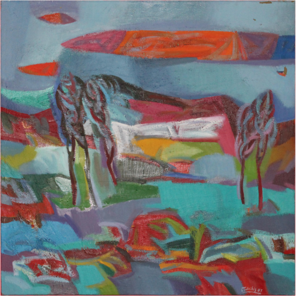 Abstract Composition 1985 “Leonardas Tuleikis”